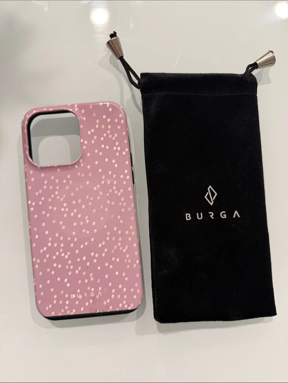 Burga Lilac Dotted Protective iPhone 14 Pro Max Case